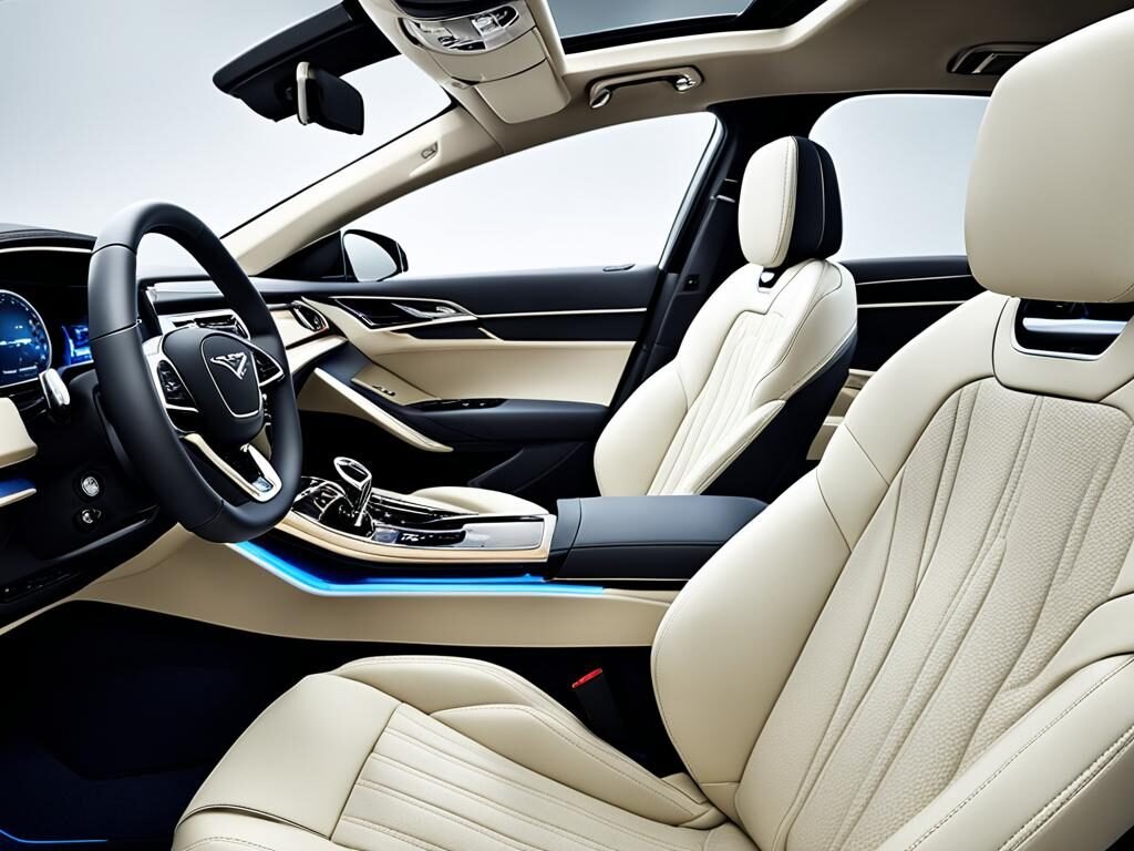 Luxury car interior