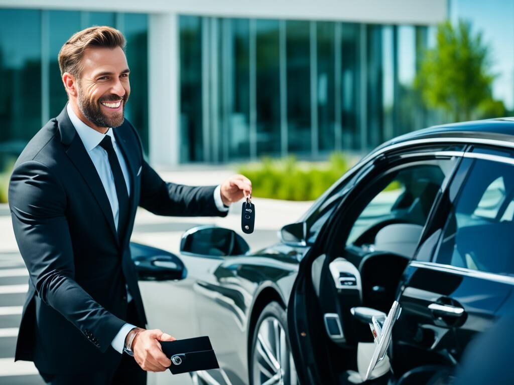 Luxury vehicle leasing process