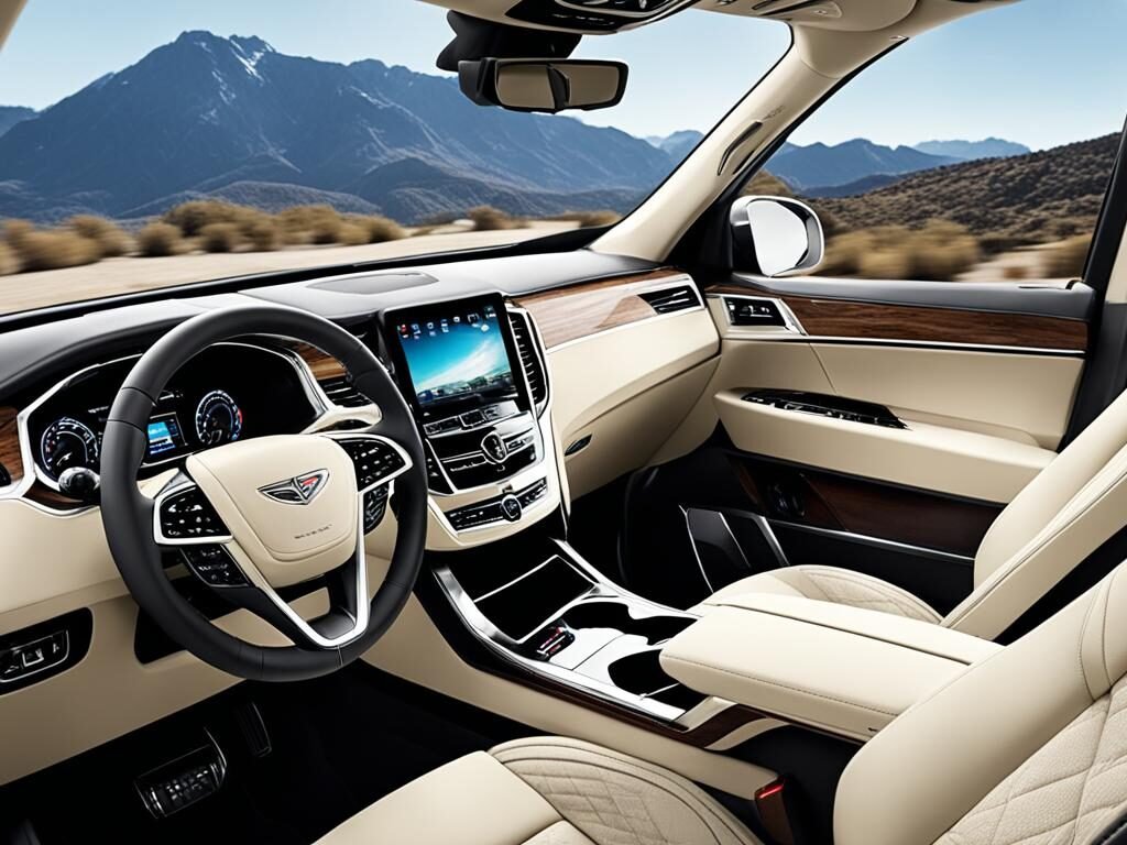 luxury SUV interior amenities